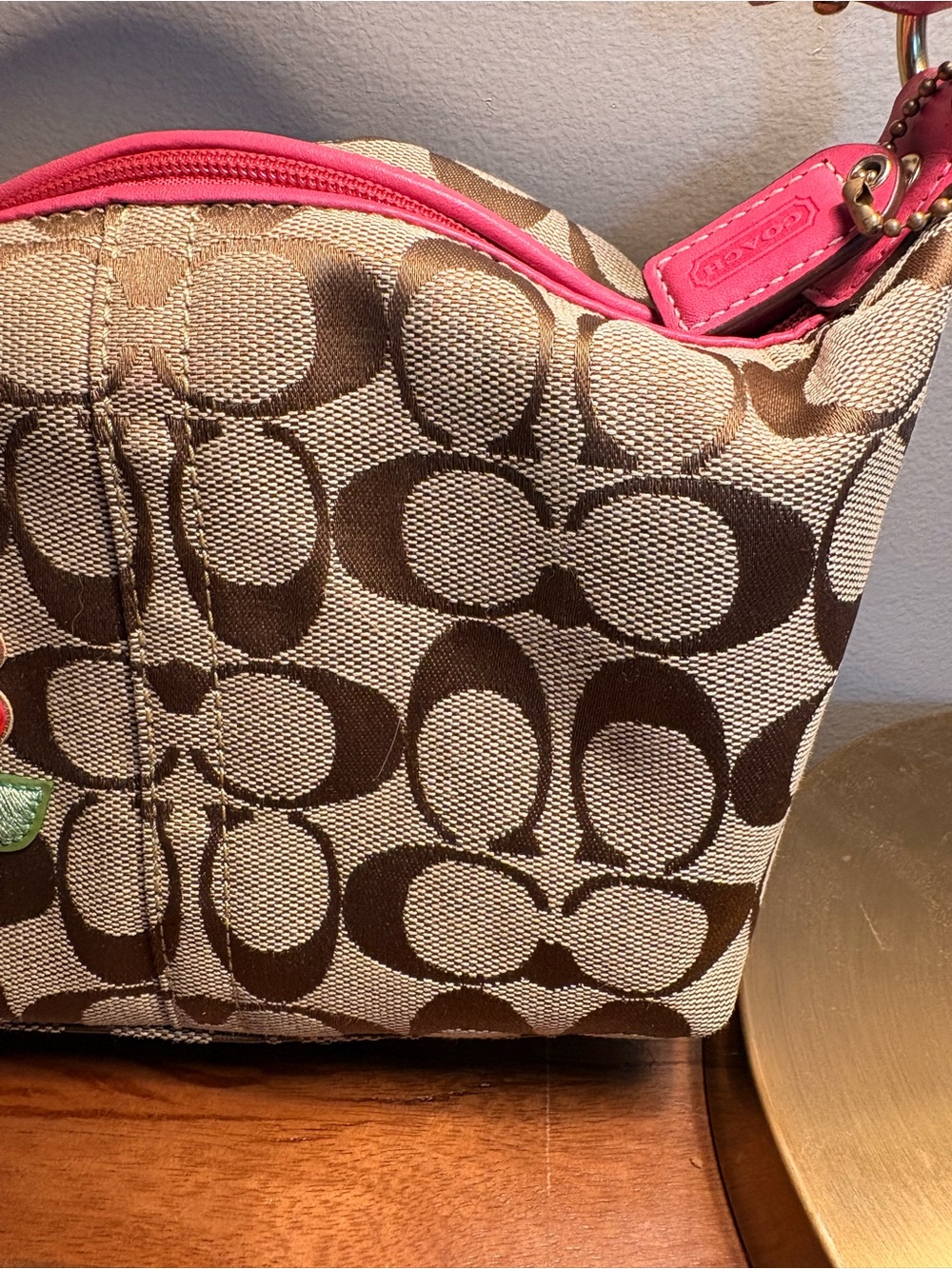 Coach Mini Floral Appliqué Handbag - Picture 3 of 10